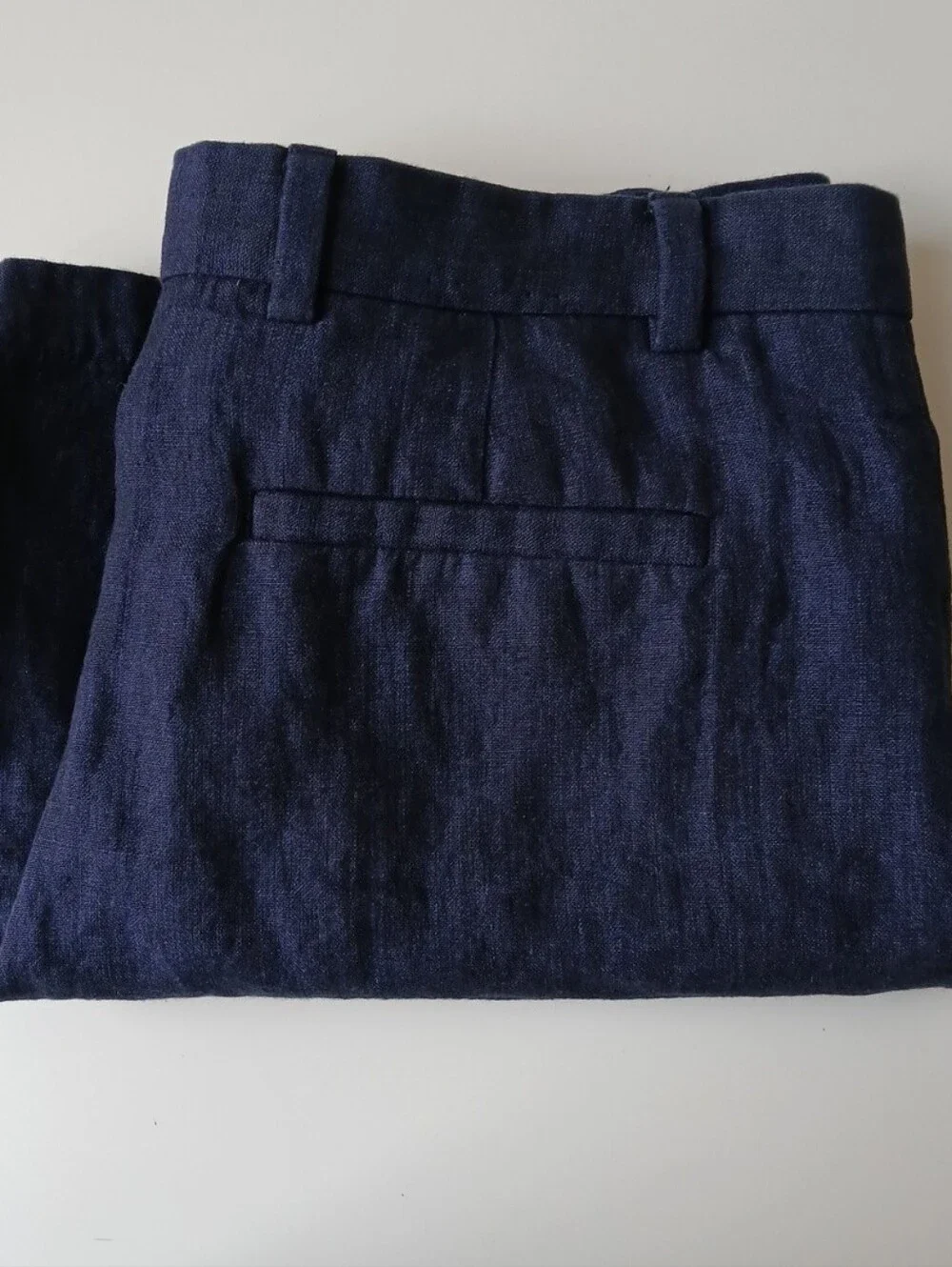 Banana Republic 100% Linen Shorts Navy Blue Men's 34